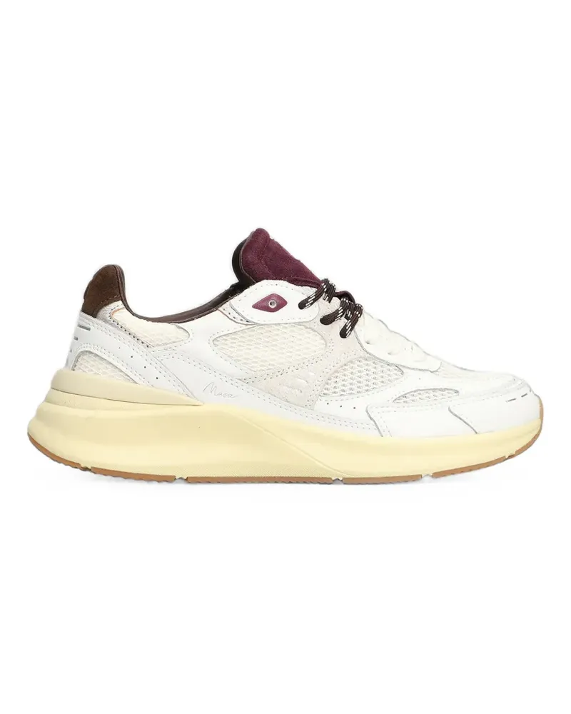 D.A.T.E. Musa HF Sneakers mit Mesh-Einsätzen - Weiß Weiß