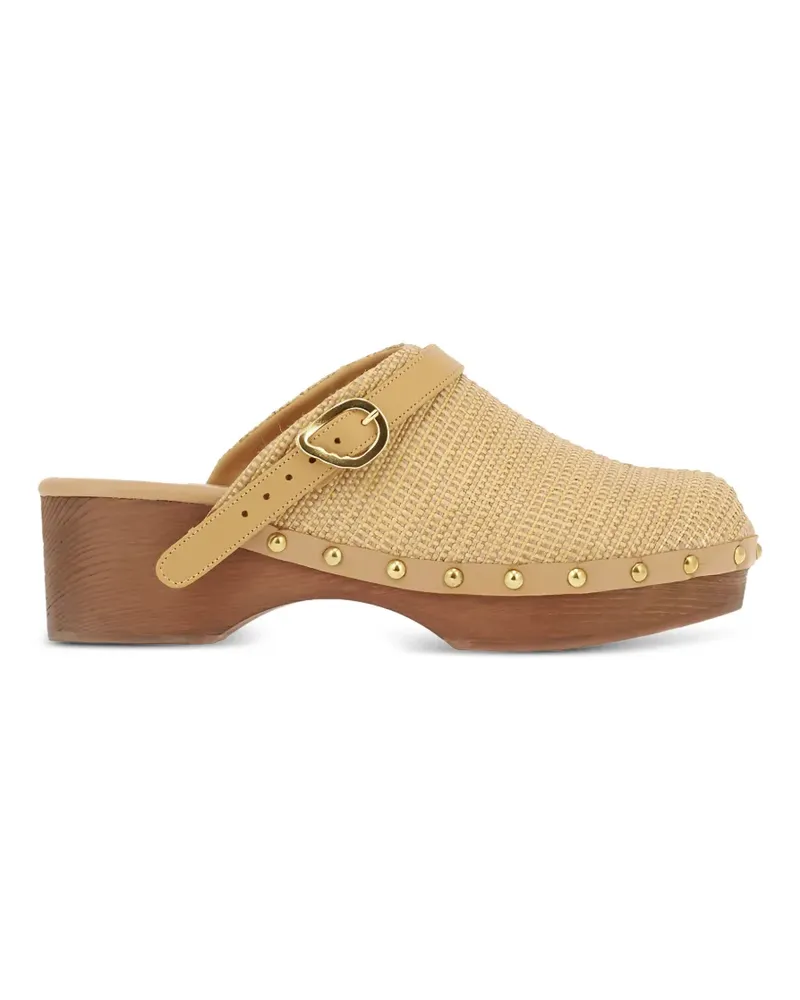 Ancient Greek Sandals Classic Clogs mit Nieten - Nude Nude