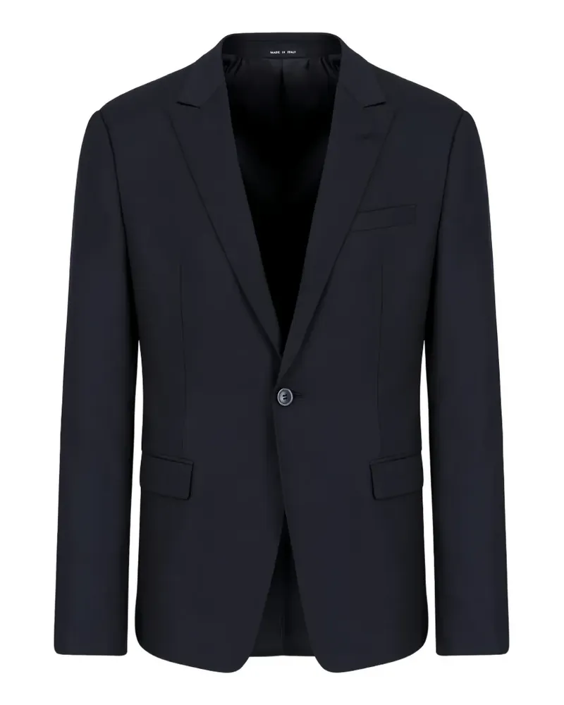 Emporio Armani Sakko mit fallendem Revers - Blau Blau