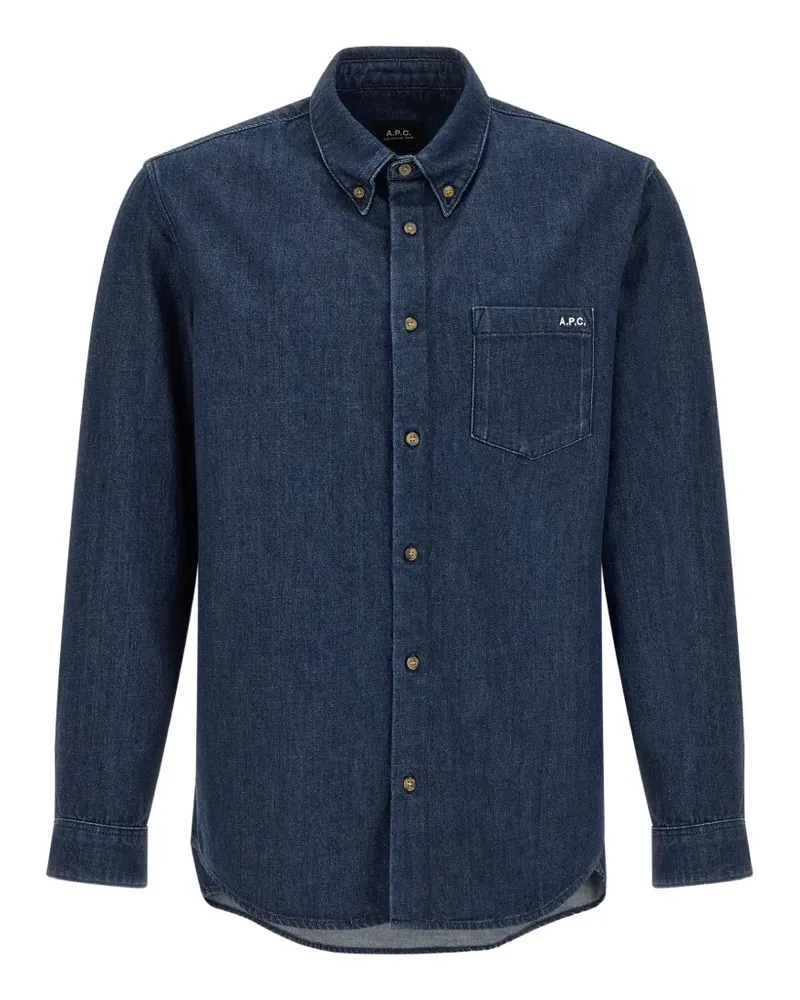 A.P.C. New Greg Hemd - Blau Blau