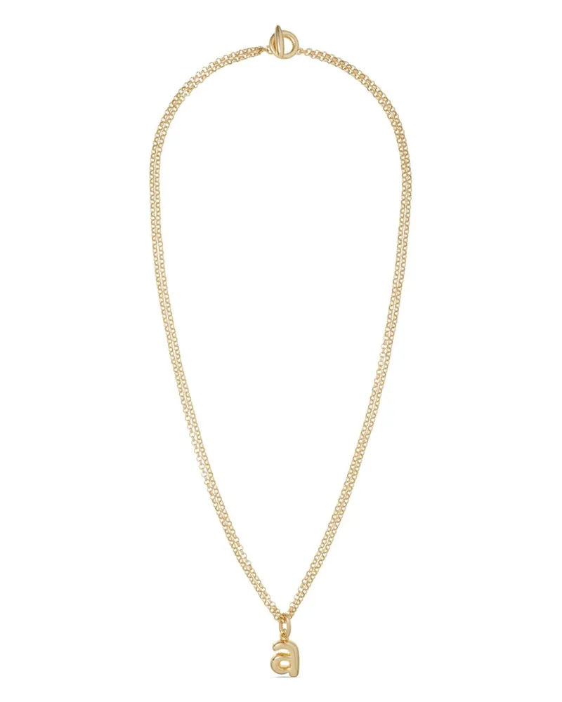 Roxanne Assoulin The Puffy Initial Halskette Gold