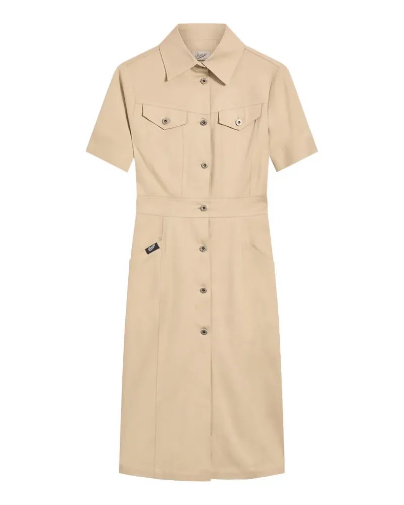 PENCE button pocket dress - Nude Nude