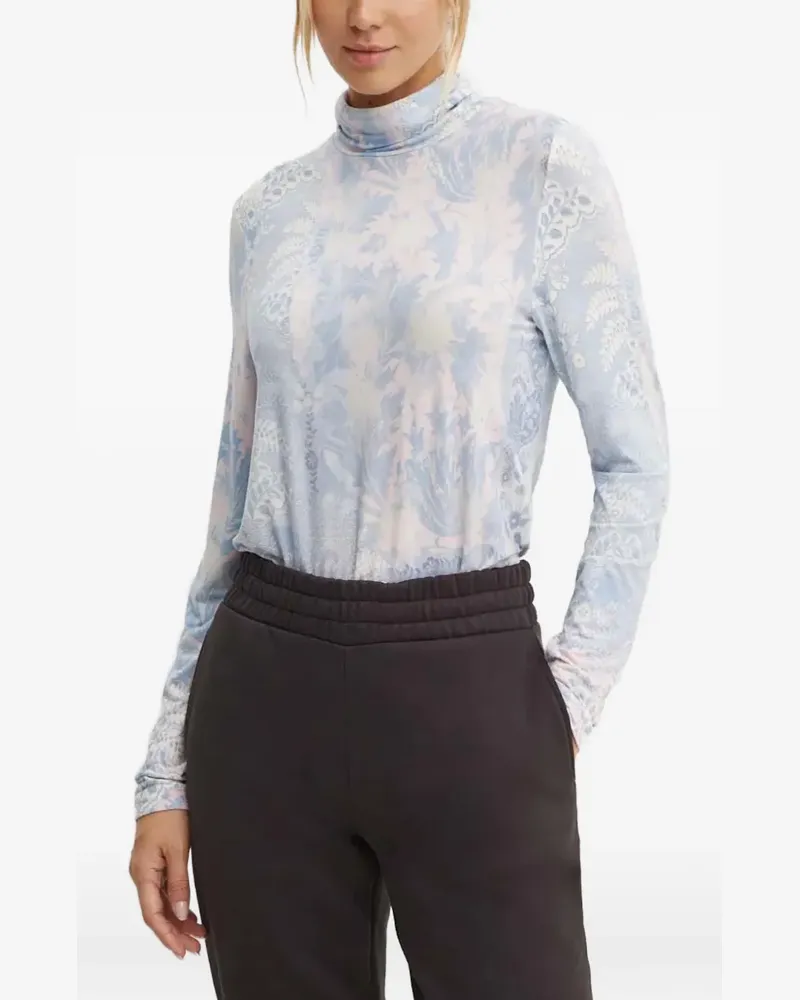 Sportalm Oberteil mit Paisley-Print - Blau Blau