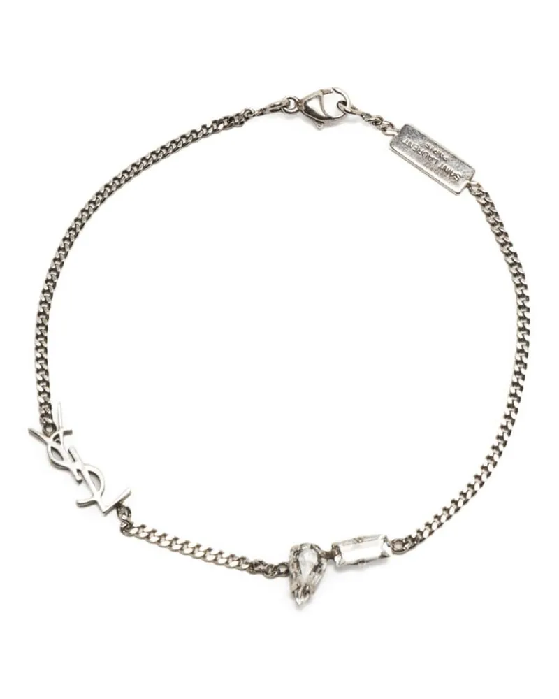 Saint Laurent Opyum Armband mit Anhänger Silber