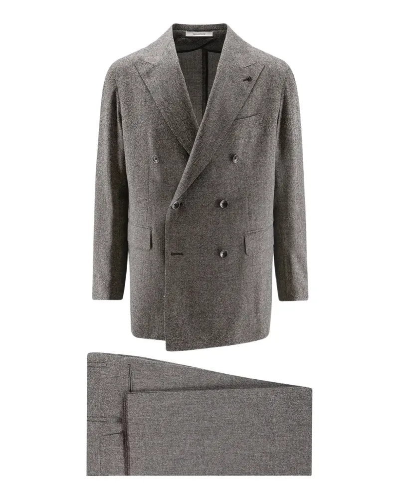 Tagliatore double-breasted peak-lapels suit - Grau Grau