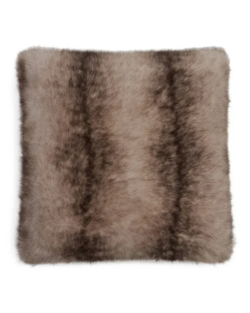 APPARIS Brenn faux-fur pillow - Grau Grau