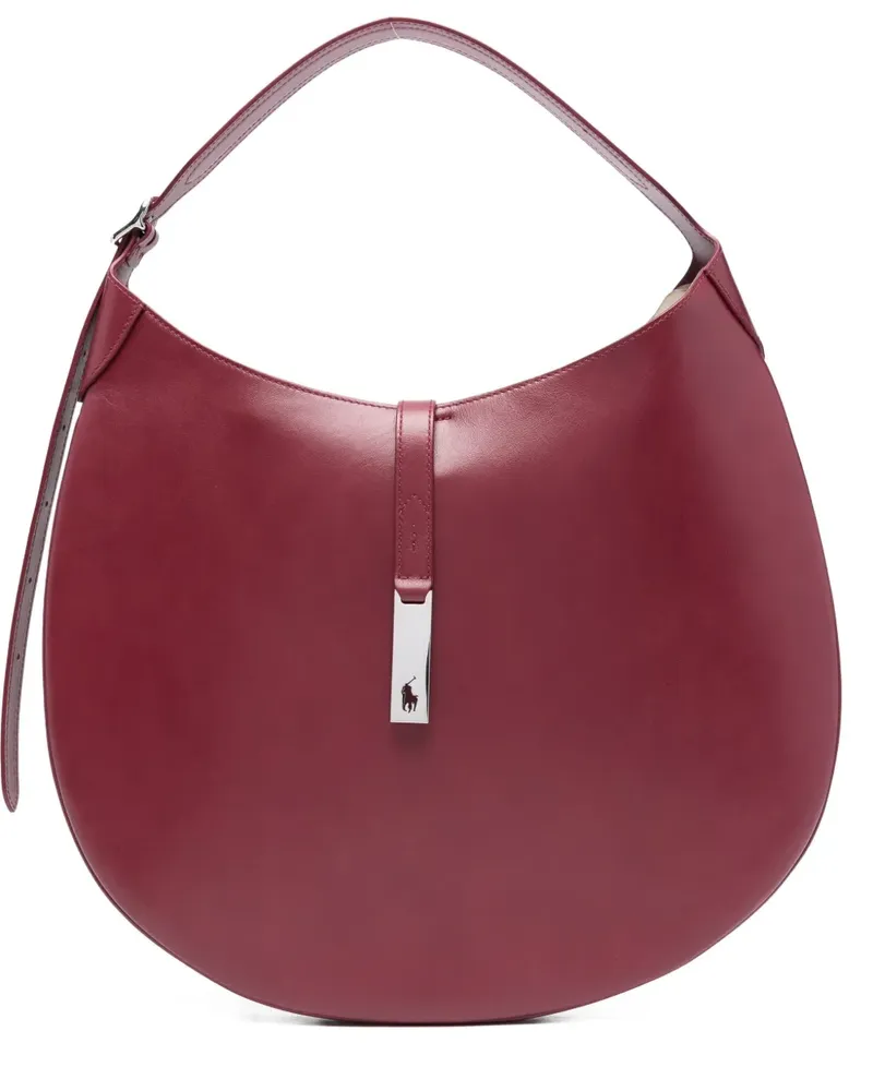 Ralph Lauren Schultertasche mit Logo - Rot Rot