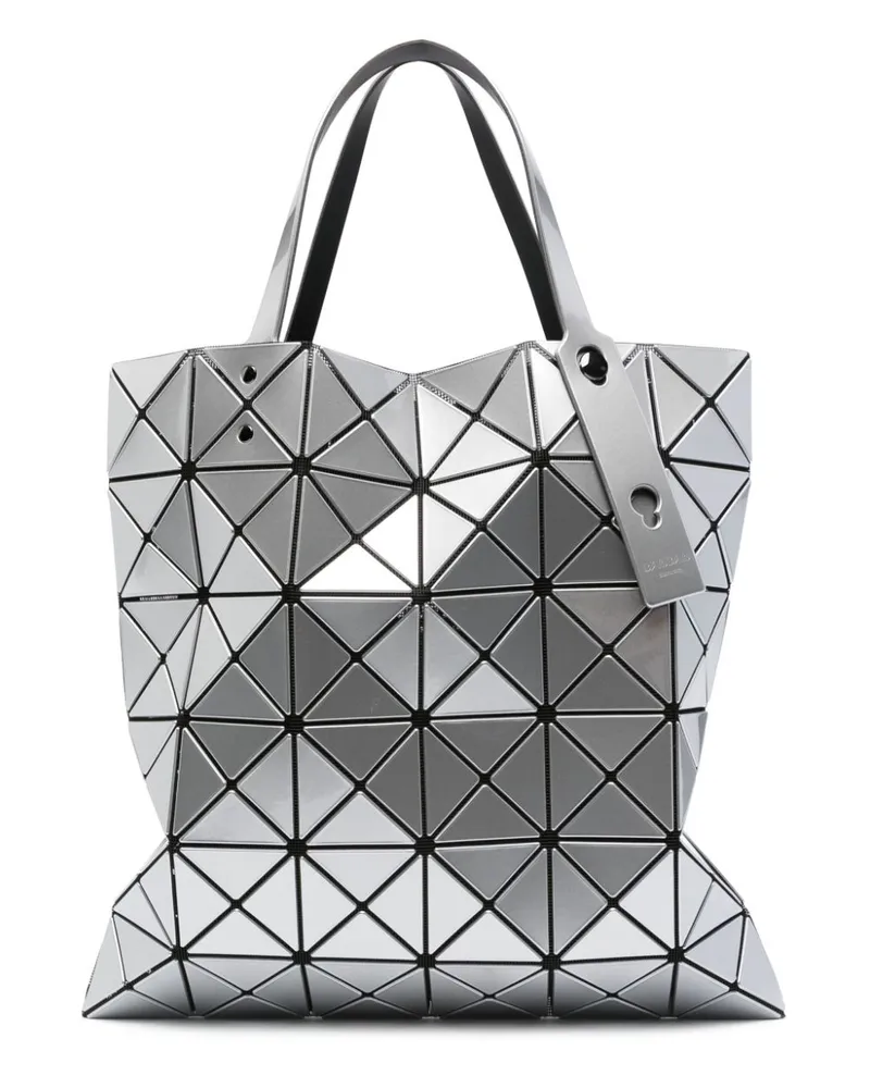 Issey Miyake Lucent Schultertasche Silber