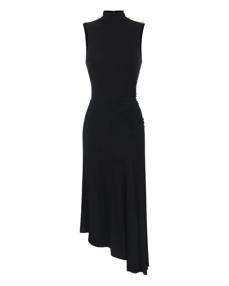 Elisabetta Franchi Asymmetrisches Kleid - Schwarz Schwarz