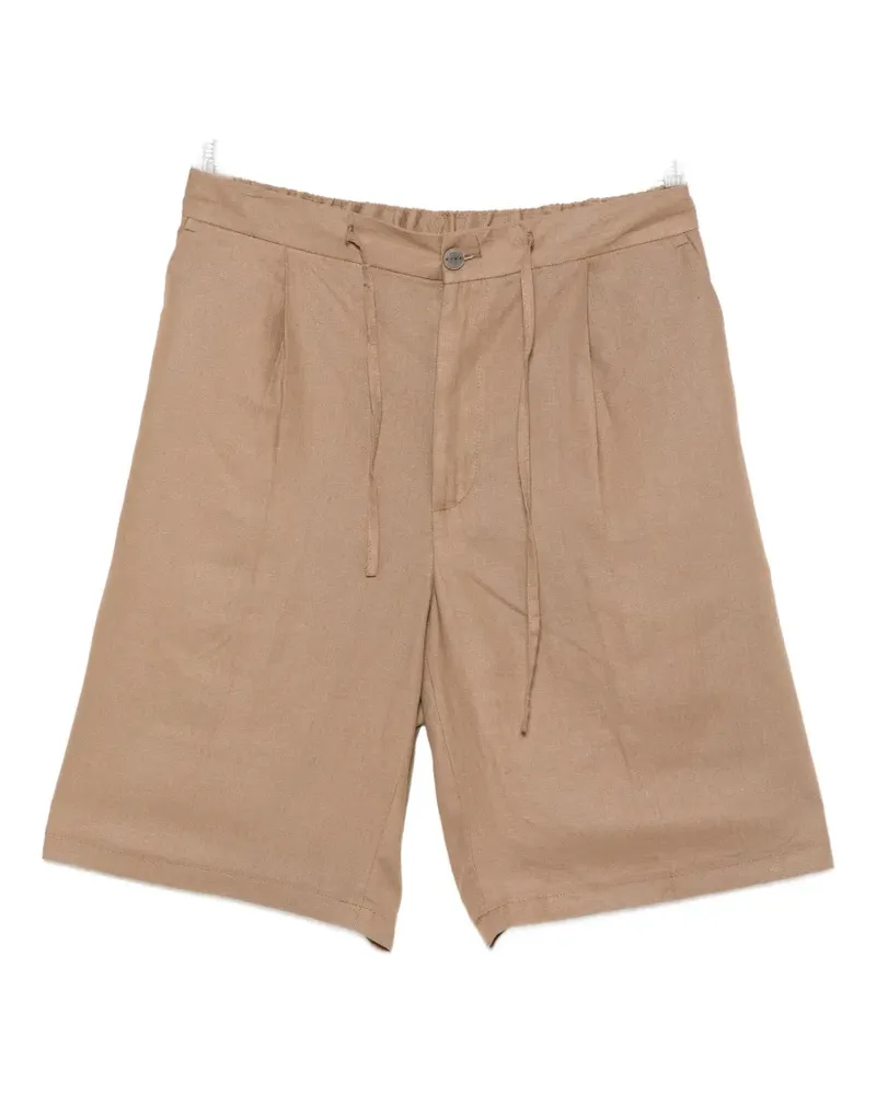Hevò drawstring pleated shorts - Braun Braun