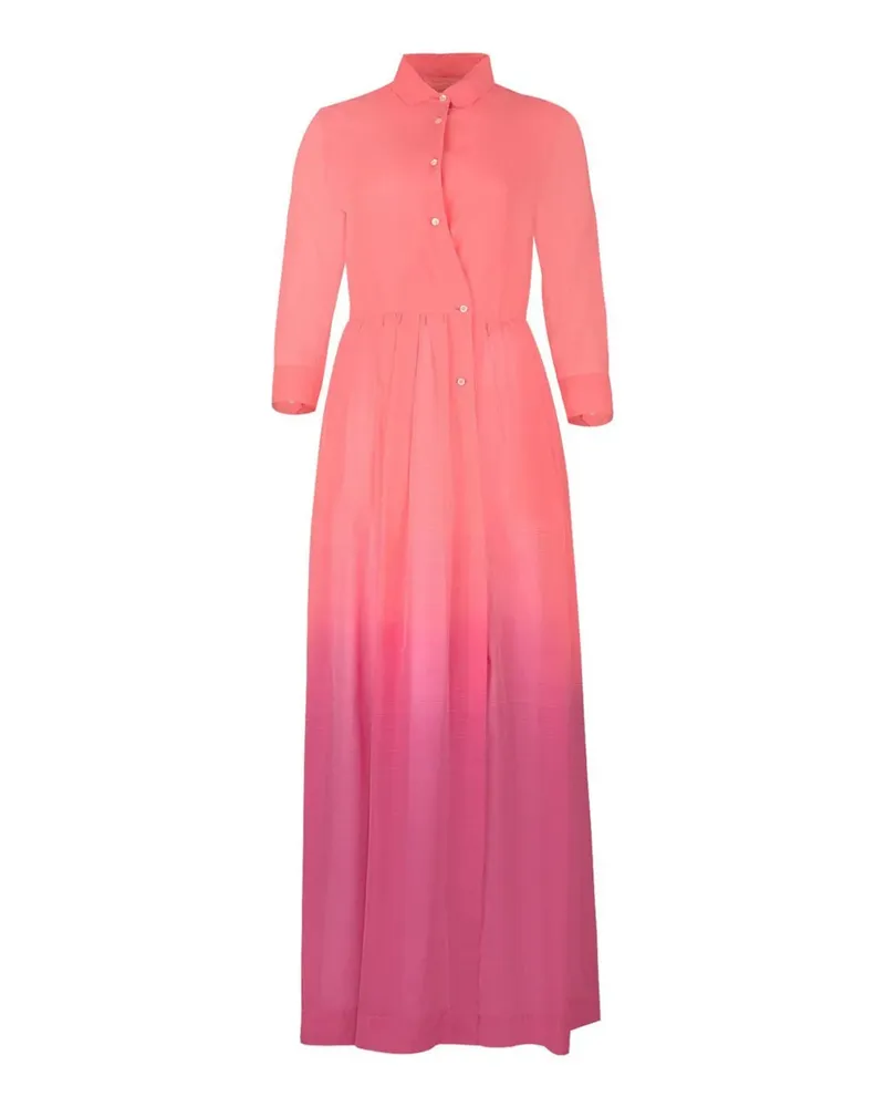 Sara Roka Edna Maxikleid mit Ombré-Effekt - Rosa Rosa