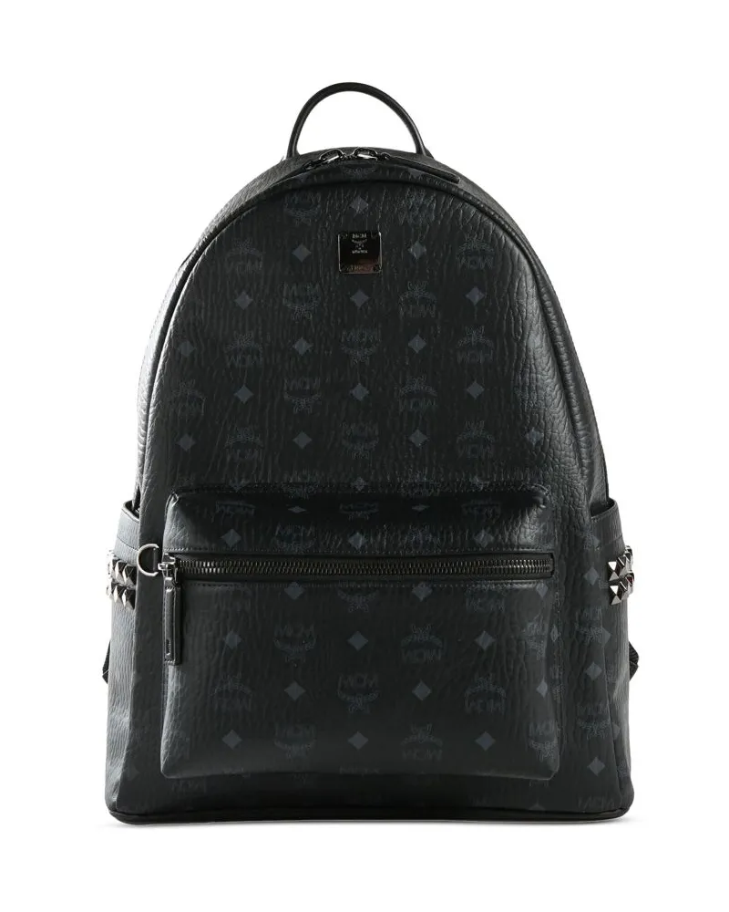 MCM medium Stark backpack - Schwarz Schwarz