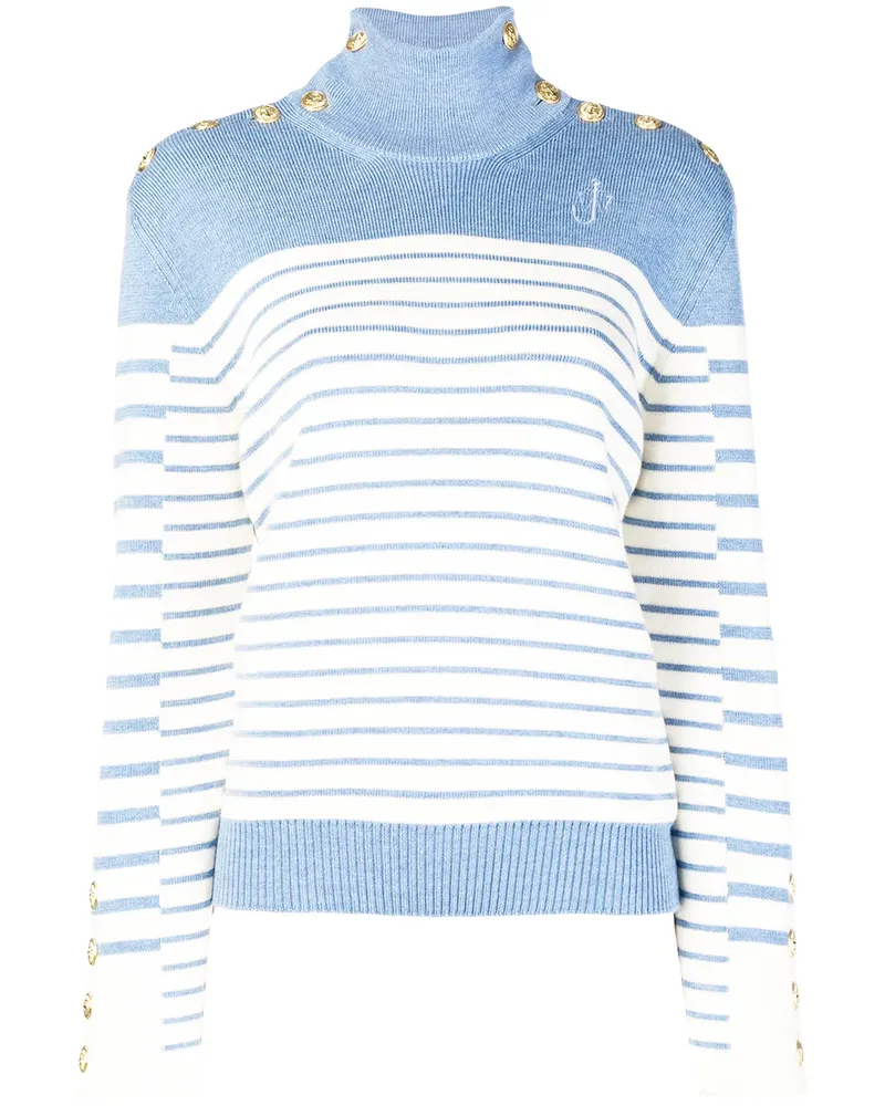 J.W.Anderson Pullover mit Stehkragen - Blau Blau