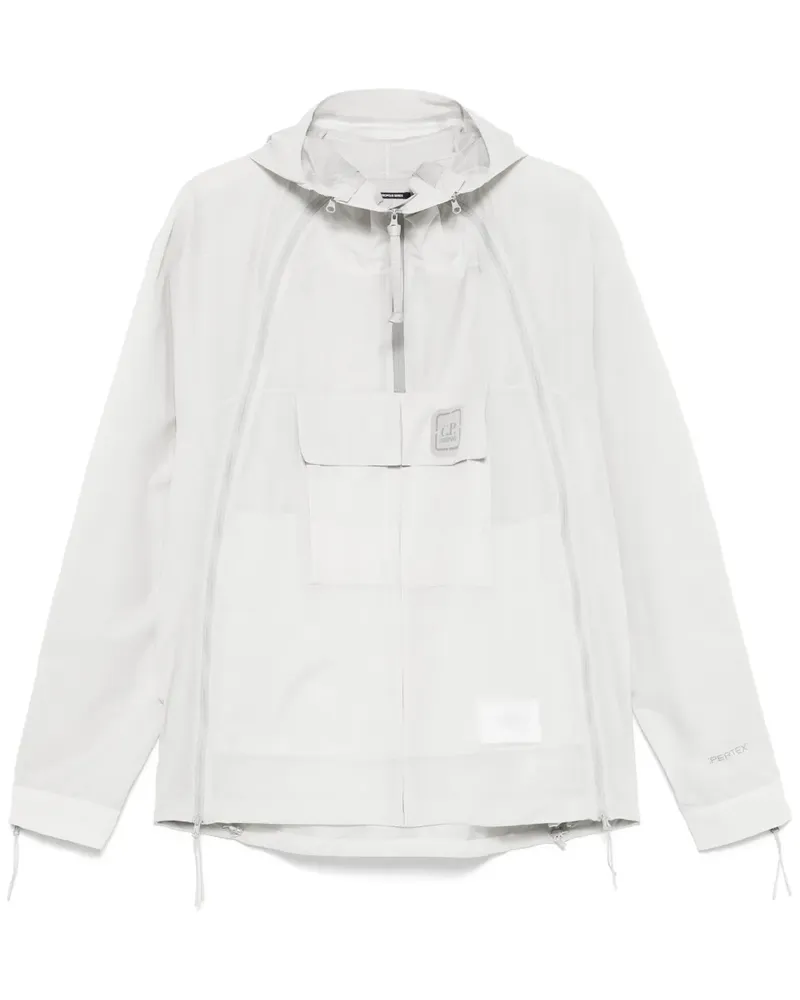 C.P. Company Jacke mit Logo-Print - Grau Grau