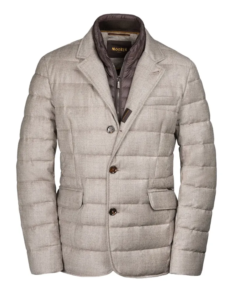 MOORER Nomos padded jacket - Nude Nude