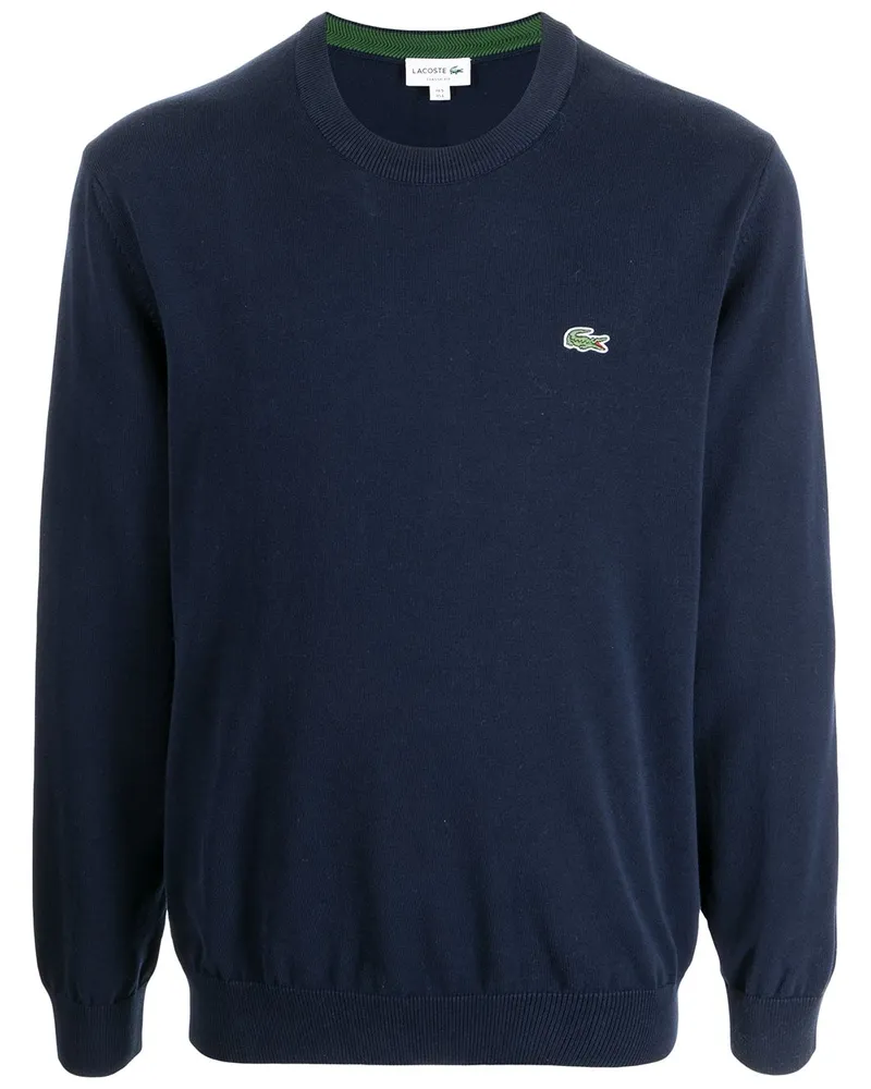 Lacoste Sweatshirt mit Logo-Stickerei - Blau Blau
