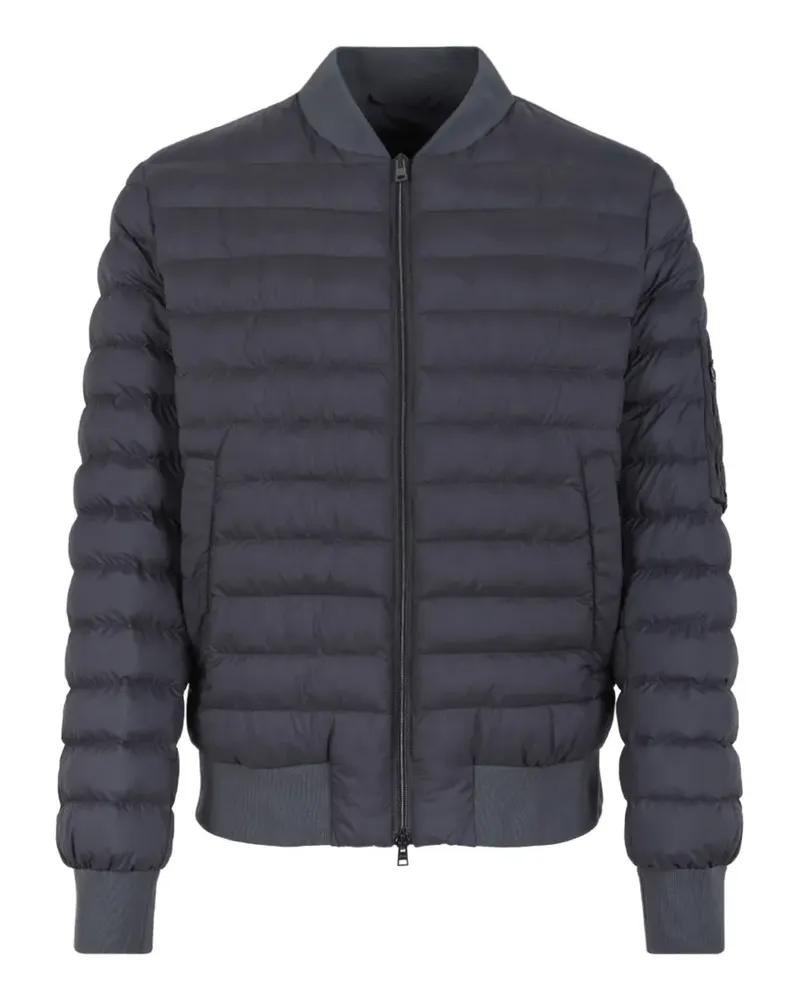 Herno zip quilted jacket - Grau Grau