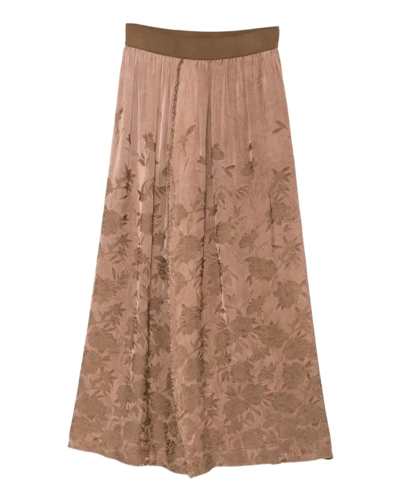 Uma Wang Rock mit Blumenmuster - Rosa Rosa