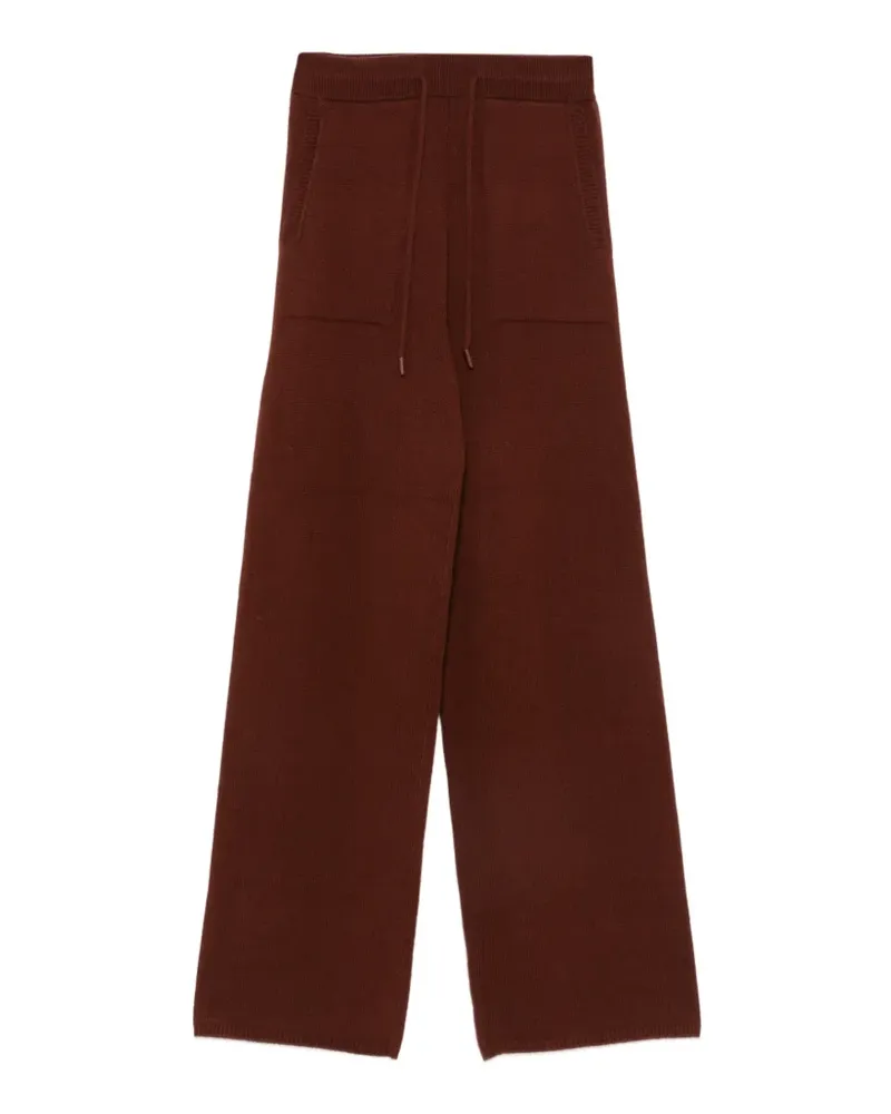 Max Mara Hose mit Kordelzug - Braun Braun