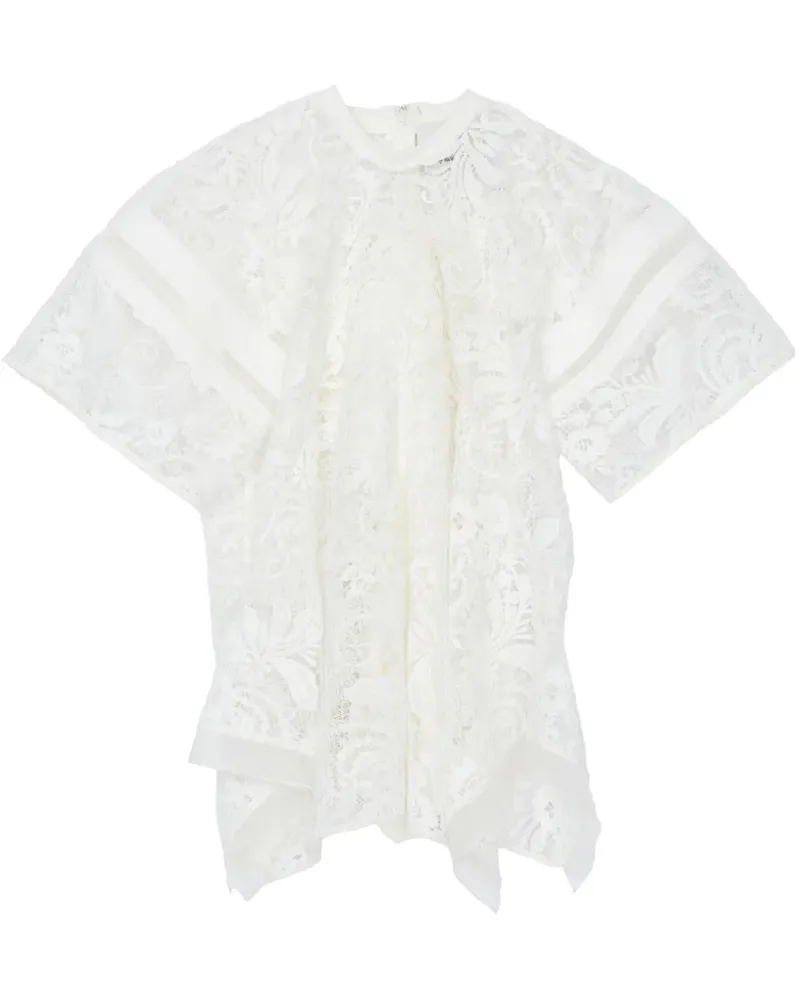 3.1 phillip lim Bluse mit Zipfelsaum - Weiß Weiß