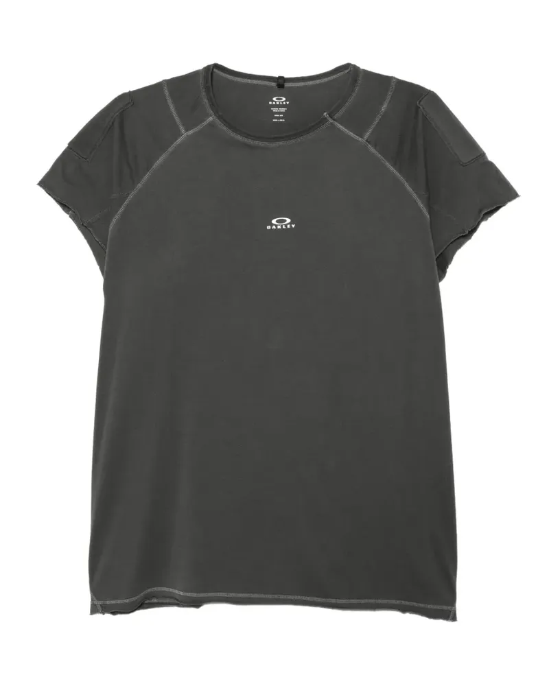 Oakley T-Shirt mit Logo-Print - Grau Grau
