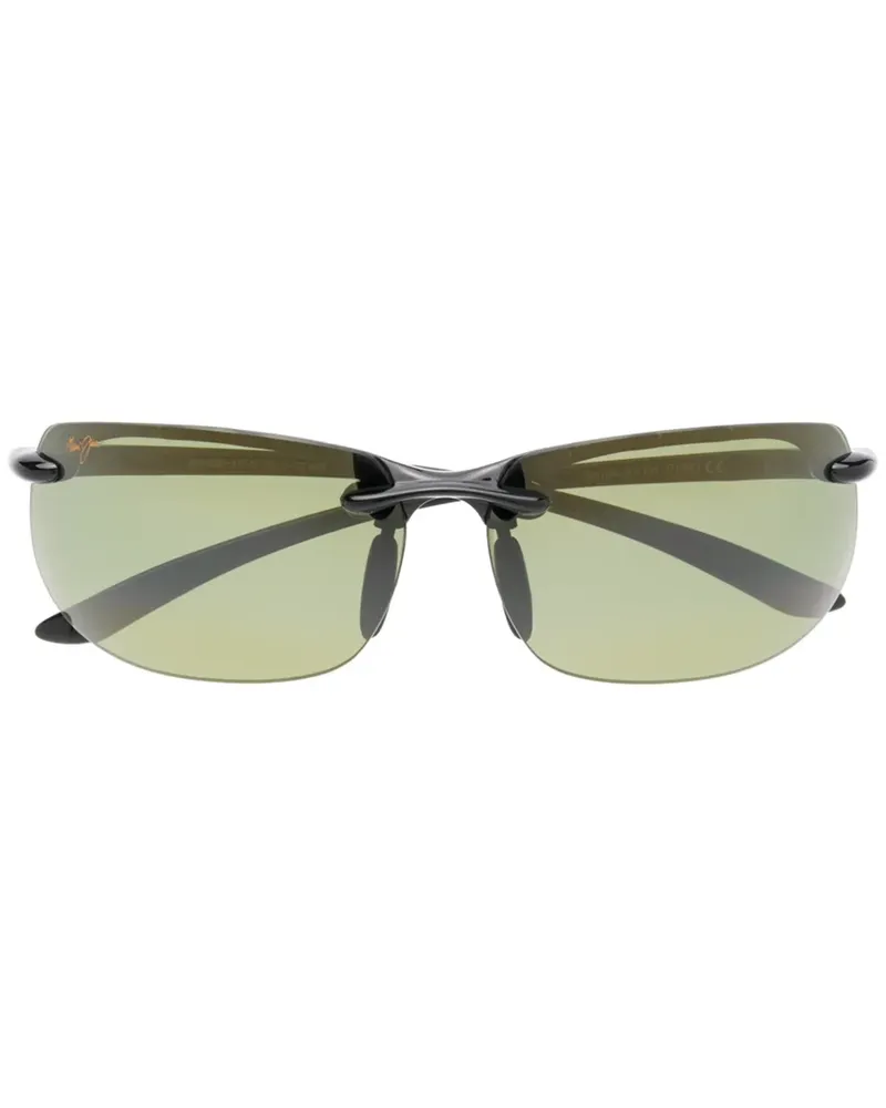 Maui Jim Rahmenlose 'Banyans' Sonnenbrille - Schwarz Schwarz