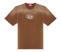 T-Shirt mit Logo-Applikation