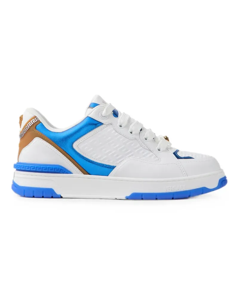 Versace Biggie Basket leather sneakers - Weiß Weiß