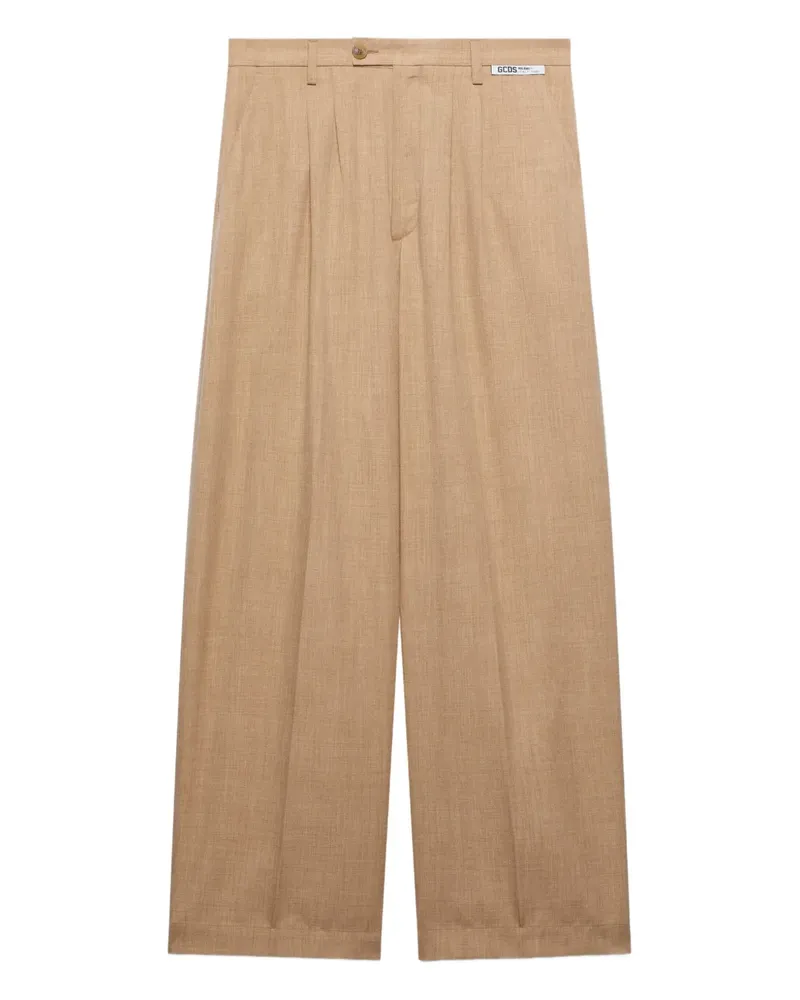 GCDS Plissierte Hose - Nude Nude