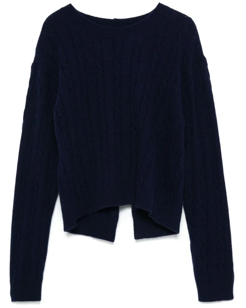 Semicouture Camilla Pullover Blau