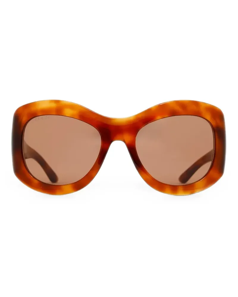Gucci Sonnenbrille in Schildpattoptik - Braun Braun