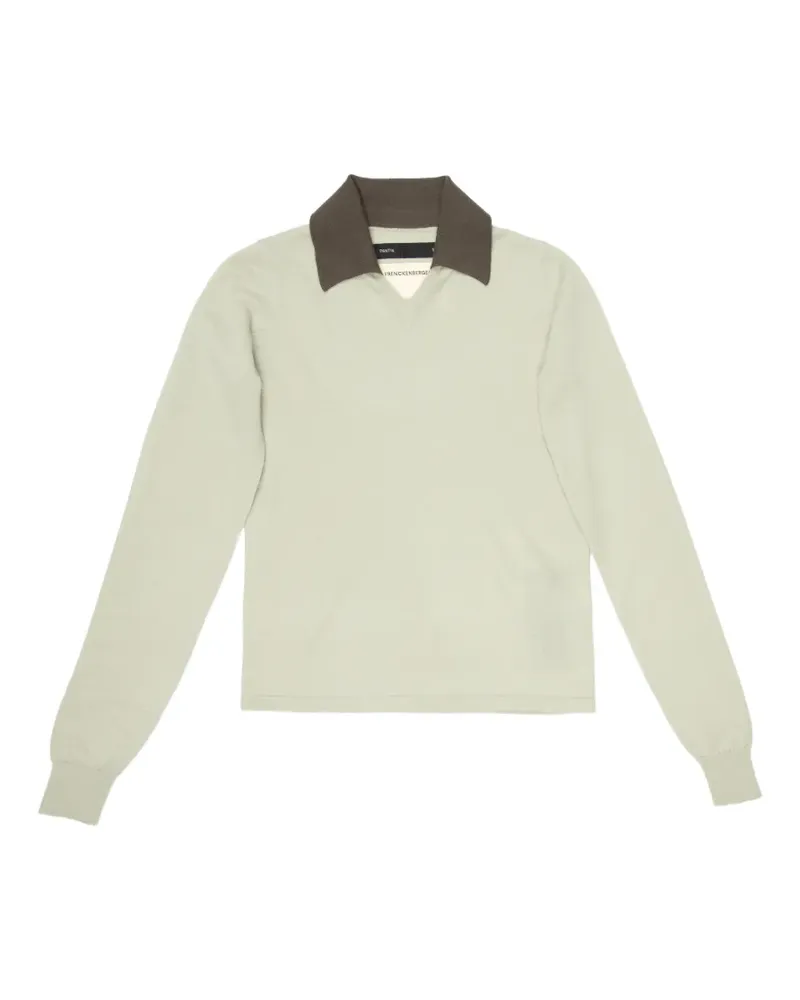 Frenckenberger Pullover mit V-Ausschnitt - Nude Nude