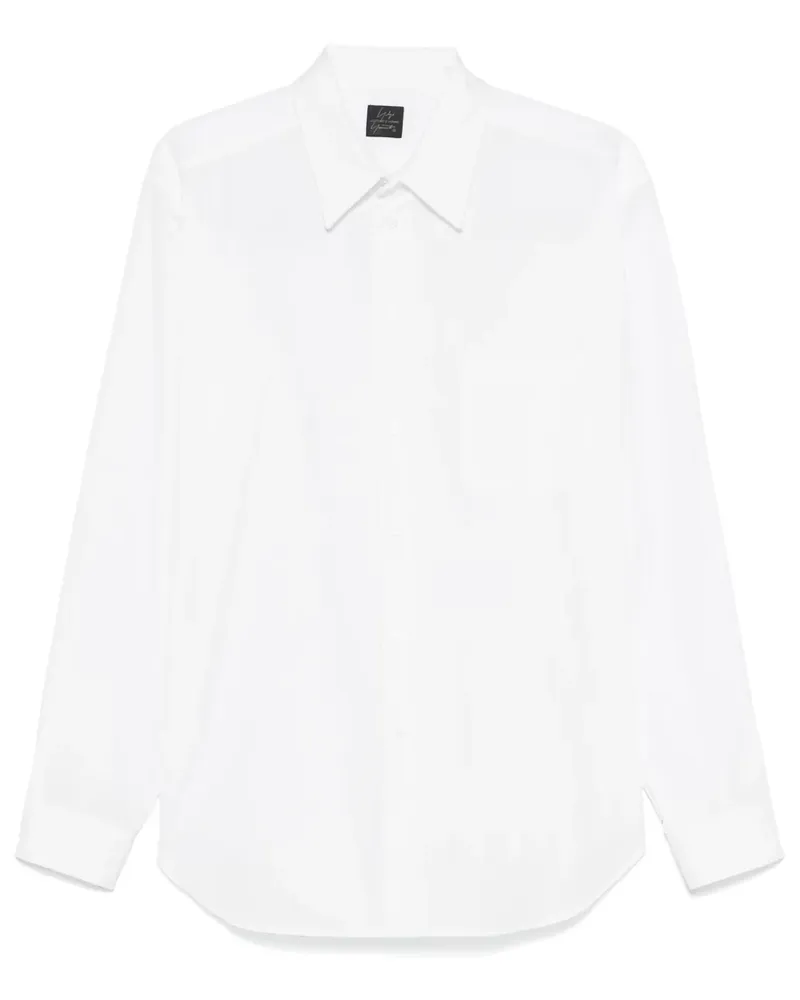 Yohji Yamamoto Klassisches Hemd - Weiß Weiß