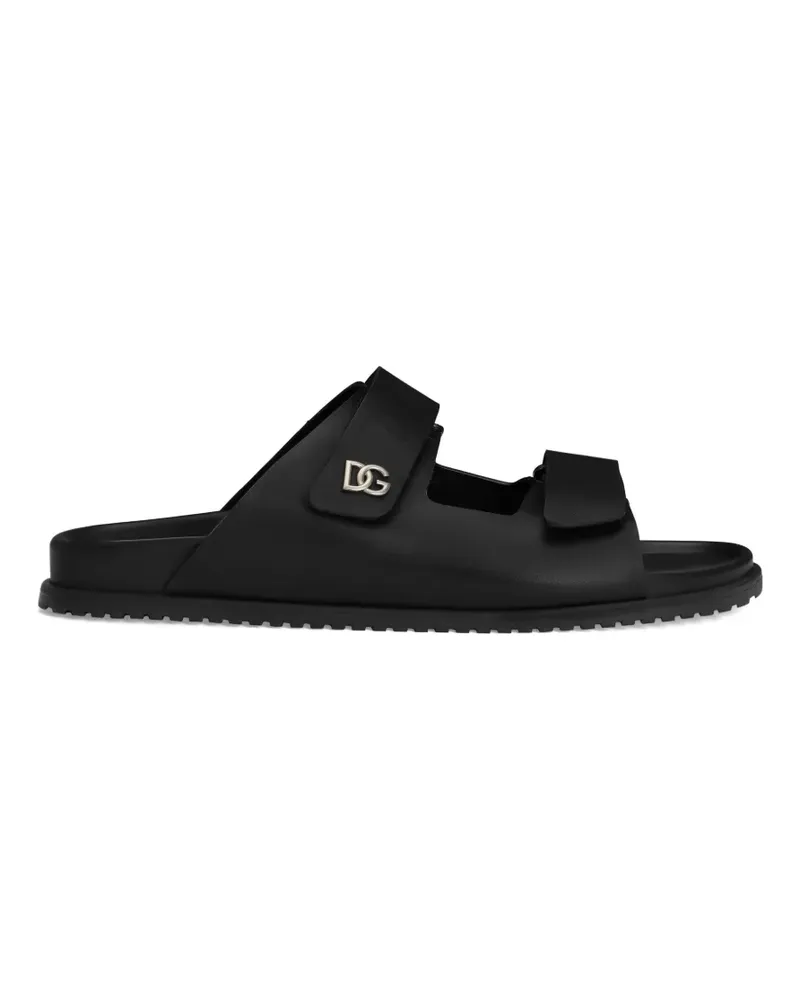 Dolce & Gabbana Sandalen aus Kalbsleder - Schwarz Schwarz