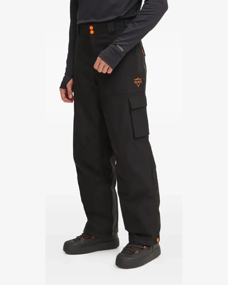 Guess Skihose mit Logo - Schwarz Schwarz