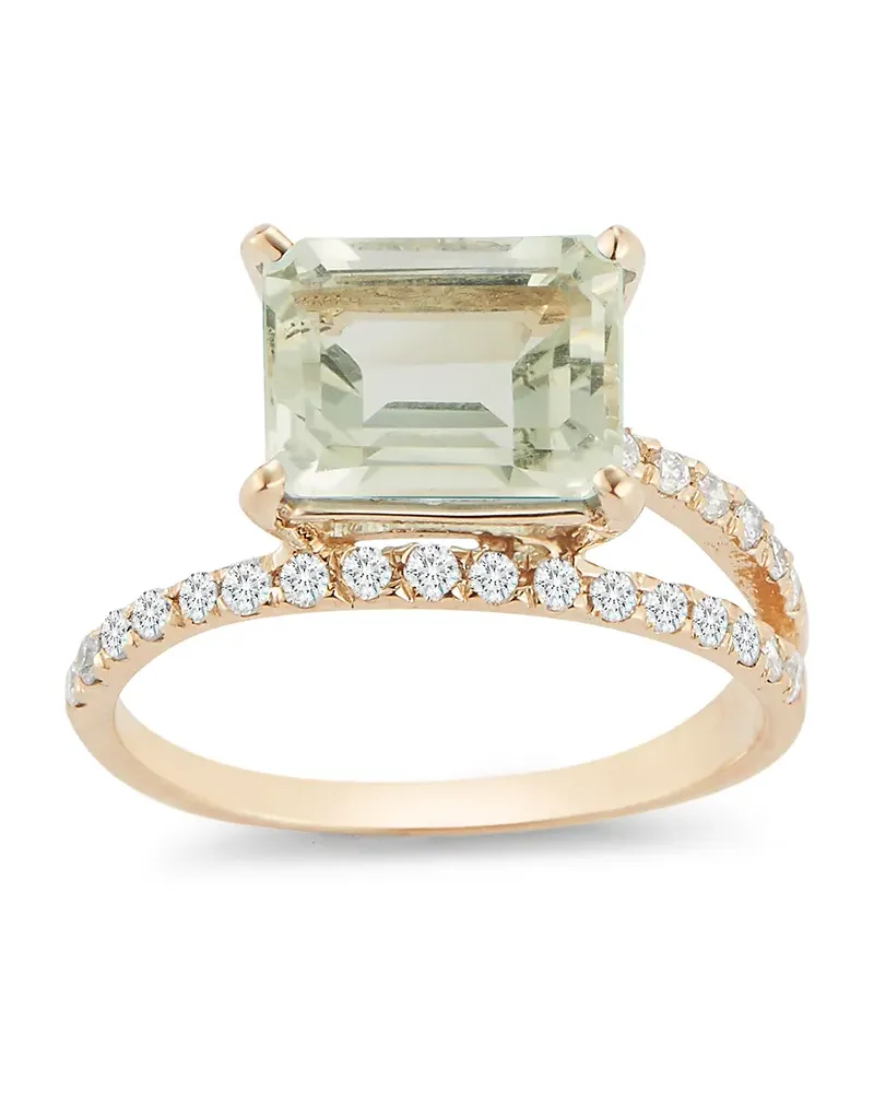 MATEO 14kt Gelbgoldring mit Diamanten Gold