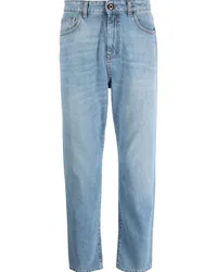 Vision Of Super Slim-Fit-Jeans mit Patches Blau