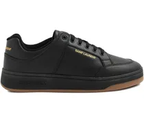 SL/61 leather sneakers - Schwarz