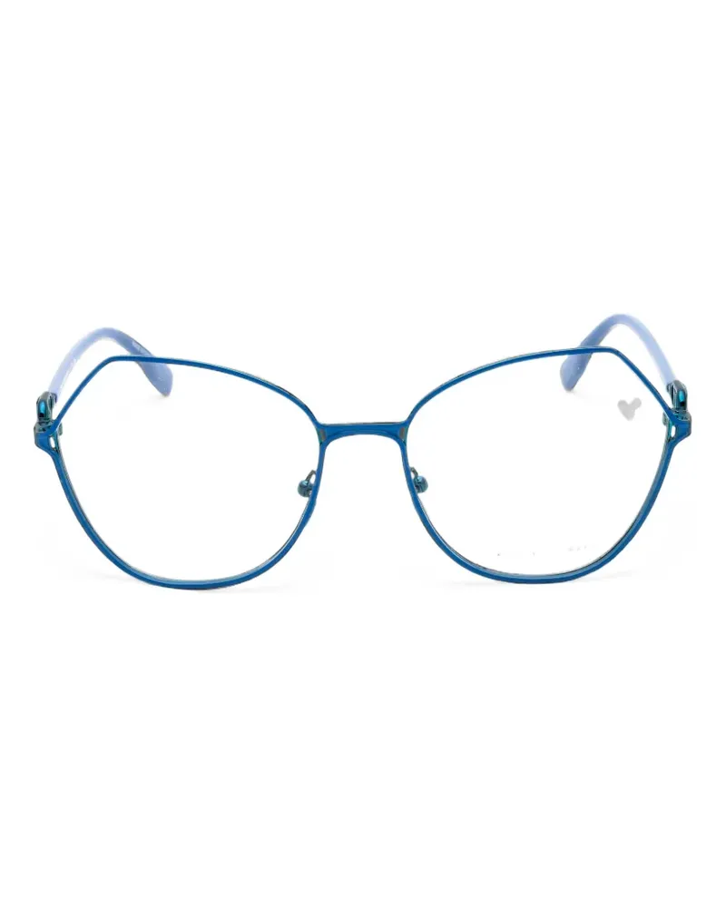 Karl Lagerfeld Brille mit geometrischem Gestell - Blau Blau