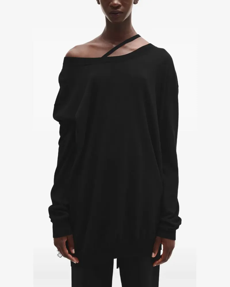 Ann Demeulemeester Helle Pullover - Schwarz Schwarz