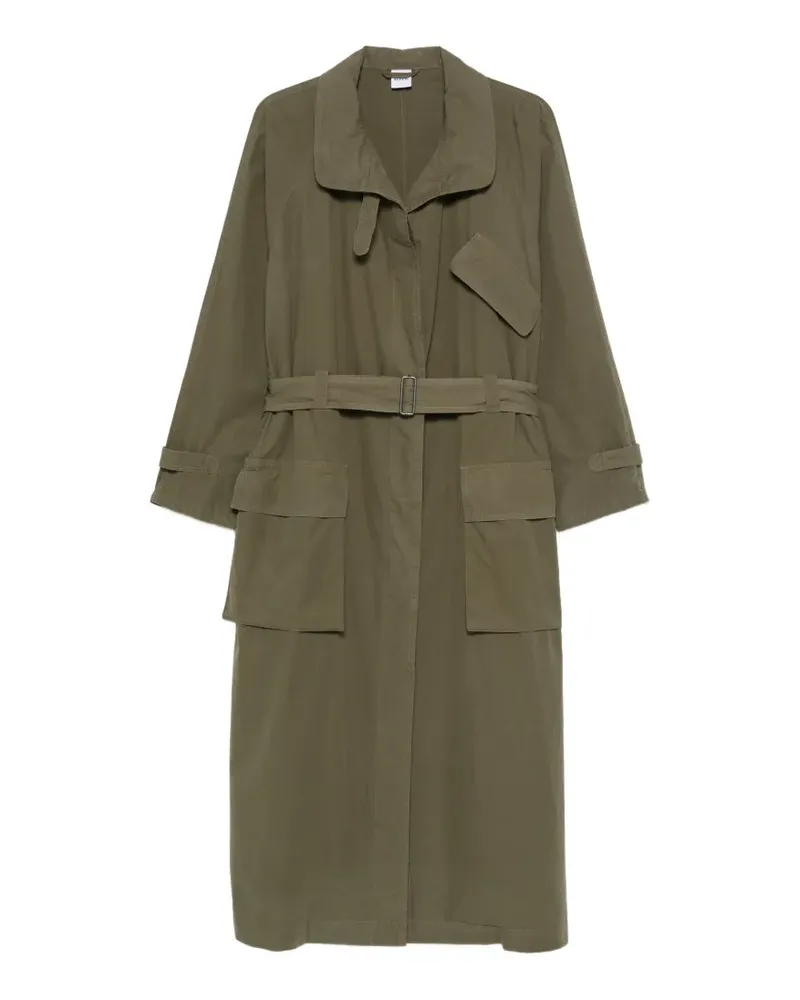 ASPESI Trenchcoat mit Klappentasche - Grün Grün