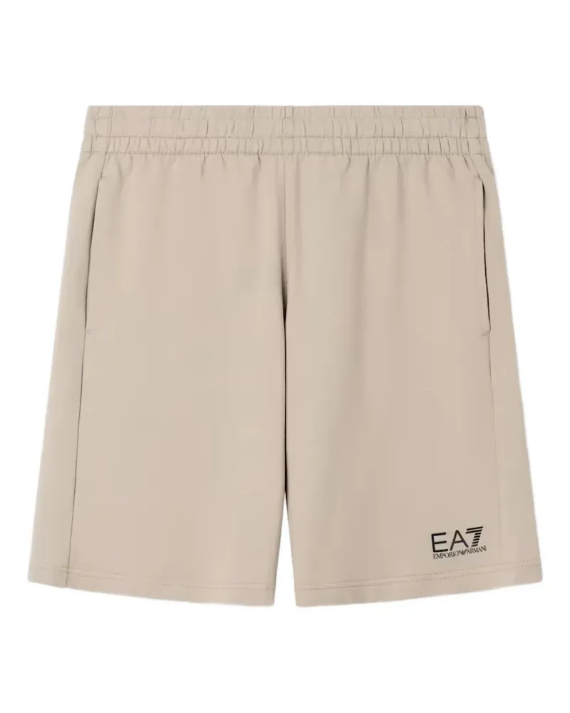 EA7 Shorts mit elastischem Bund - Nude Nude