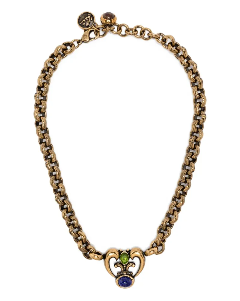 Etro Halskette mit Herzanhänger - Gold Gold