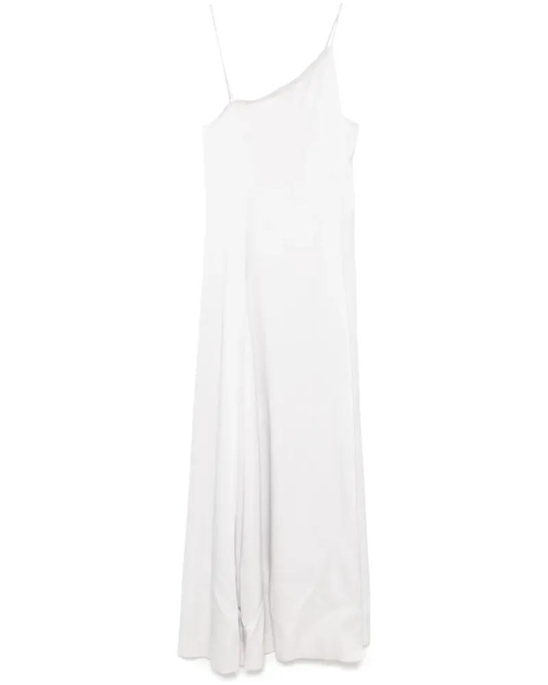 forte_forte Maxikleid aus Krepp - Violett Violett