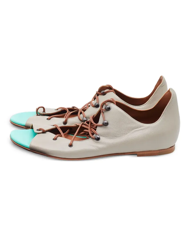 Malone Souliers Riemchensandalen aus Leder - Grau Grau