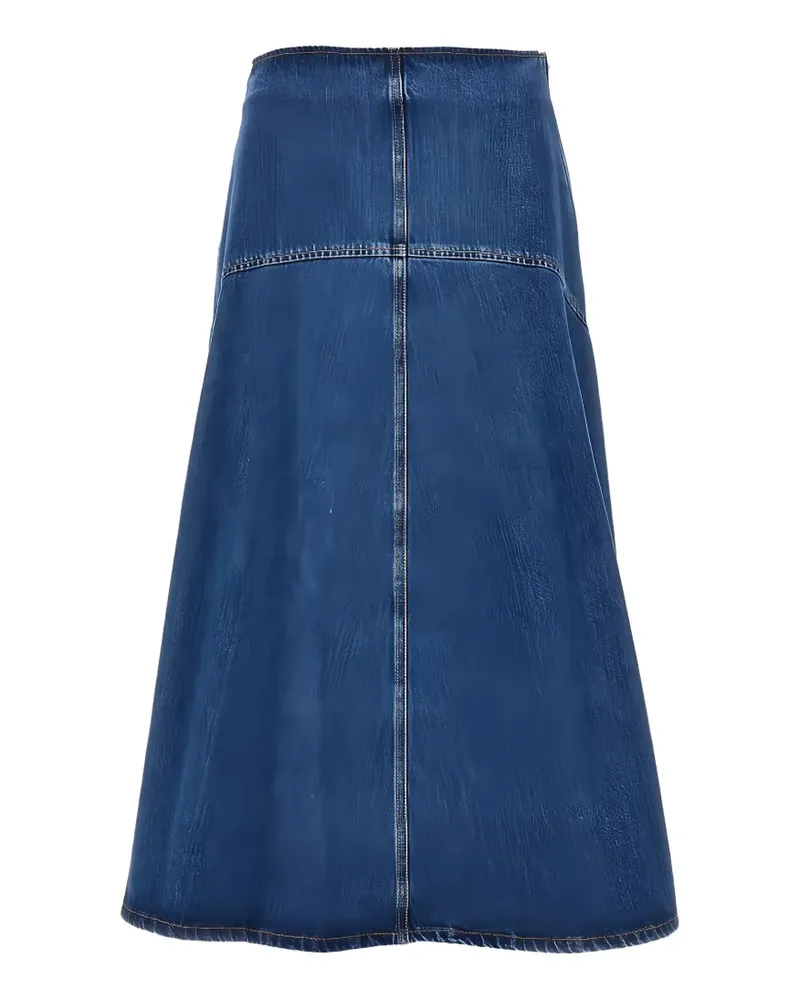 Max Mara panelled A-line skirt - Blau Blau