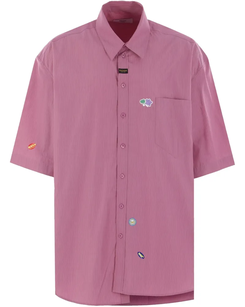 Martine Rose Hemd im Oversized-Look - Rosa Rosa