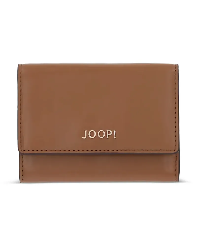 JOOP! Dattilo Alida logo-plaque foldover wallet - Braun Braun
