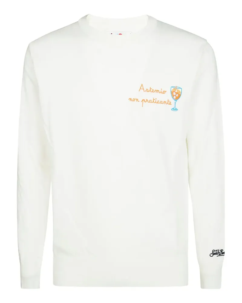 MC2 Saint Barth Sweatshirt mit Stickerei - Weiß Weiß