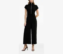 Jumpsuit mit Stehkragen - Schwarz